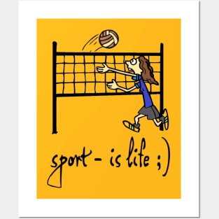 sport - is life Posters and Art